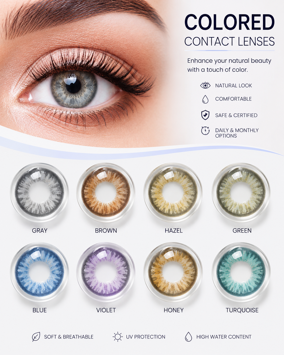 Cosmetic Contact Lenses